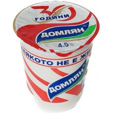 Кисело мляко Домлян 4.5%  500 г