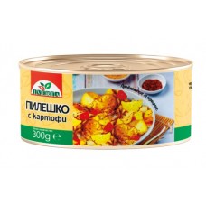 Пилешко с картофи 300 г консерва Иверта